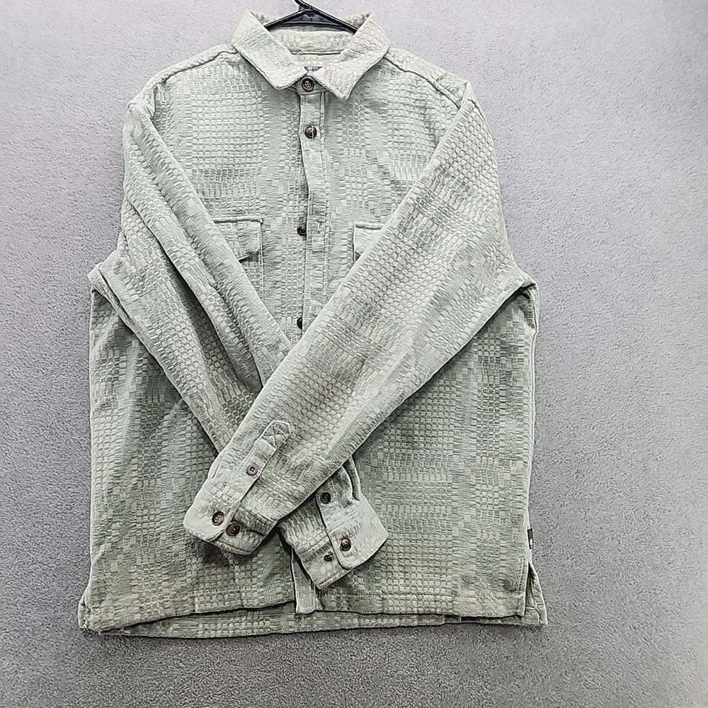 Urban Outfitters Men's  Size Small Chenille Check Over shirt  Mint - Picture 10 of 14